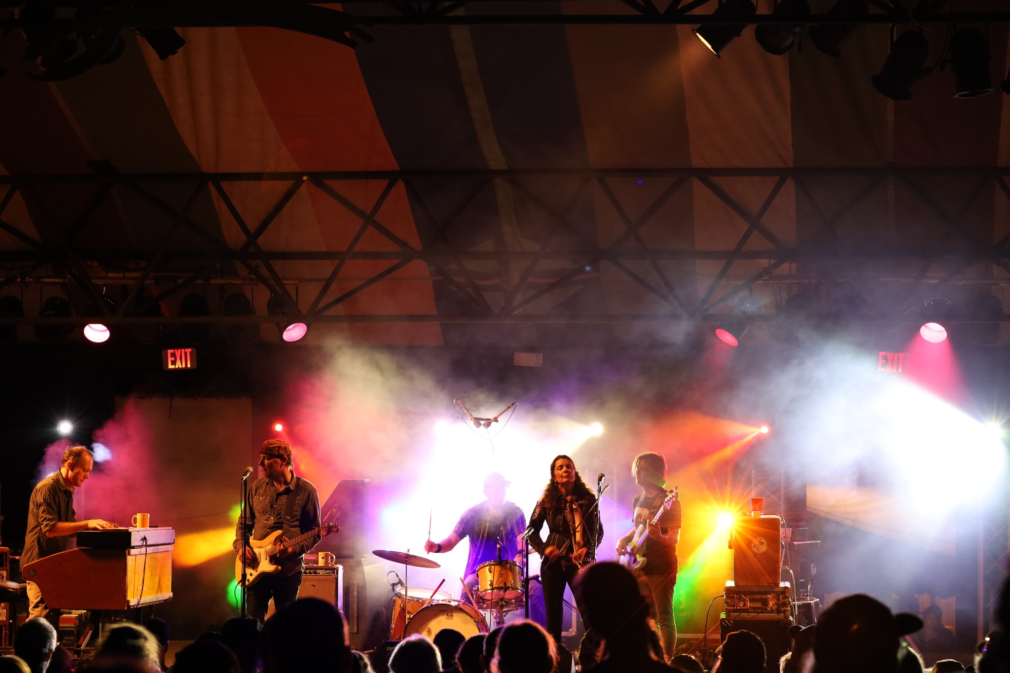 Donna the Buffalo at Shakori Hills Meadow Stage
